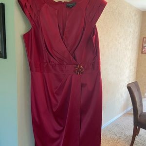 Berry Color Cocktail Dress
